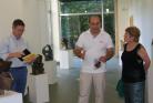 Fotos da exposición da escultora Pepa Nieto que a Asociación Terra de Outes inaugurou a semana pasada na Casa da Cultura de Outes. No acto interviron 